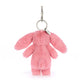 Bashful Bunny Pink Bag Charm