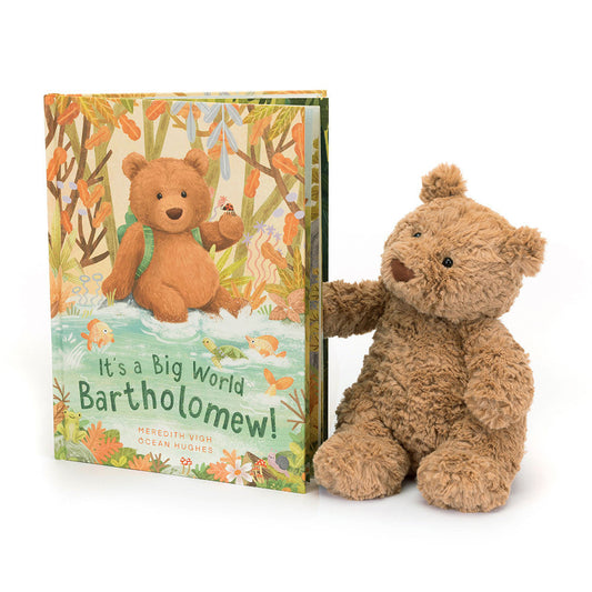 It's A Big World Bartholomew Book And Bartholomew Bear Medium