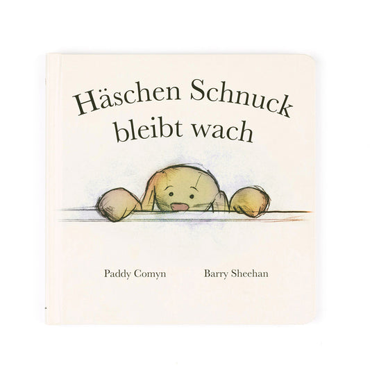 Haschen Schnuck Bleibt Wach Buch & Bashful Cottontail Bunny Medium