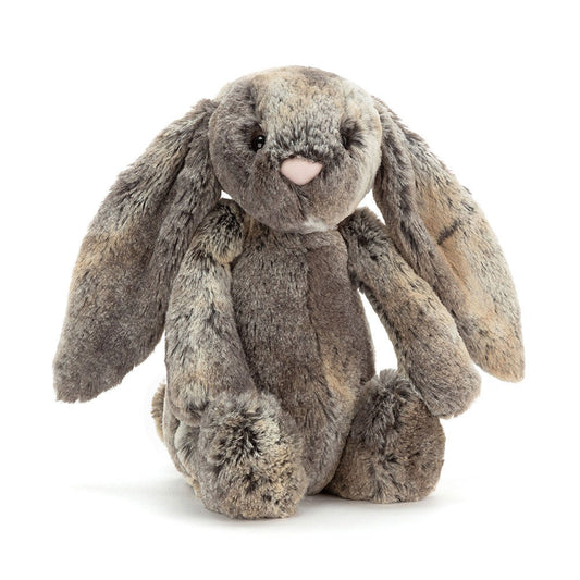 Haschen Schnuck Bleibt Wach Buch & Bashful Cottontail Bunny Medium