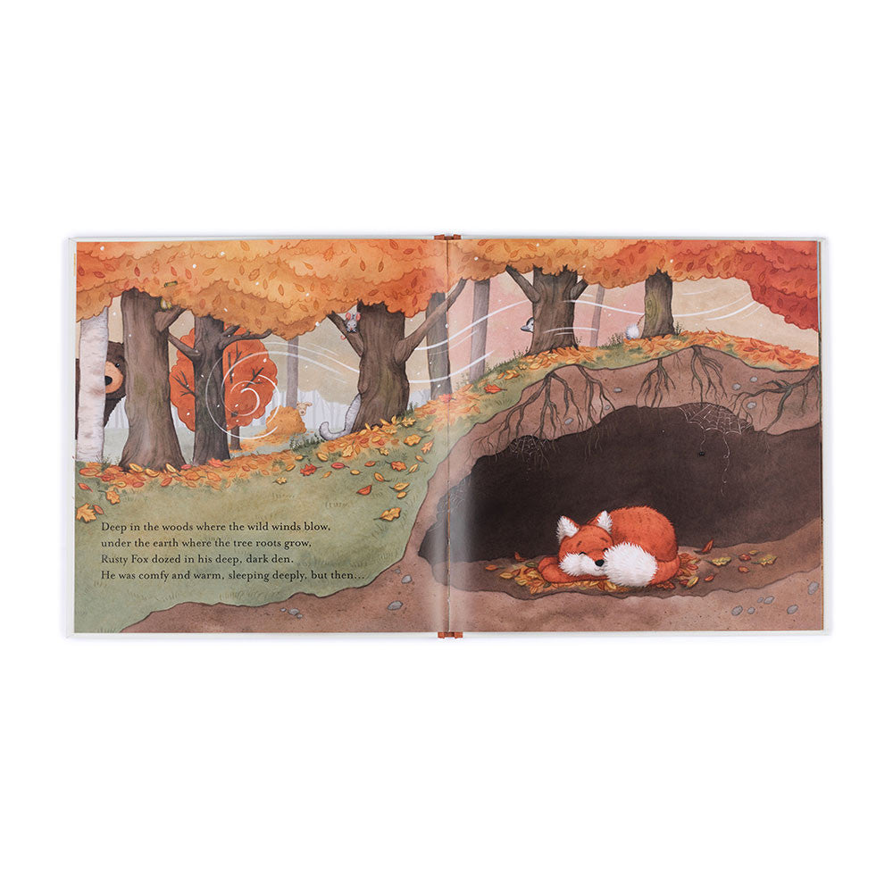 Warm In The Storm Book And Bashful Fox Cub Medium